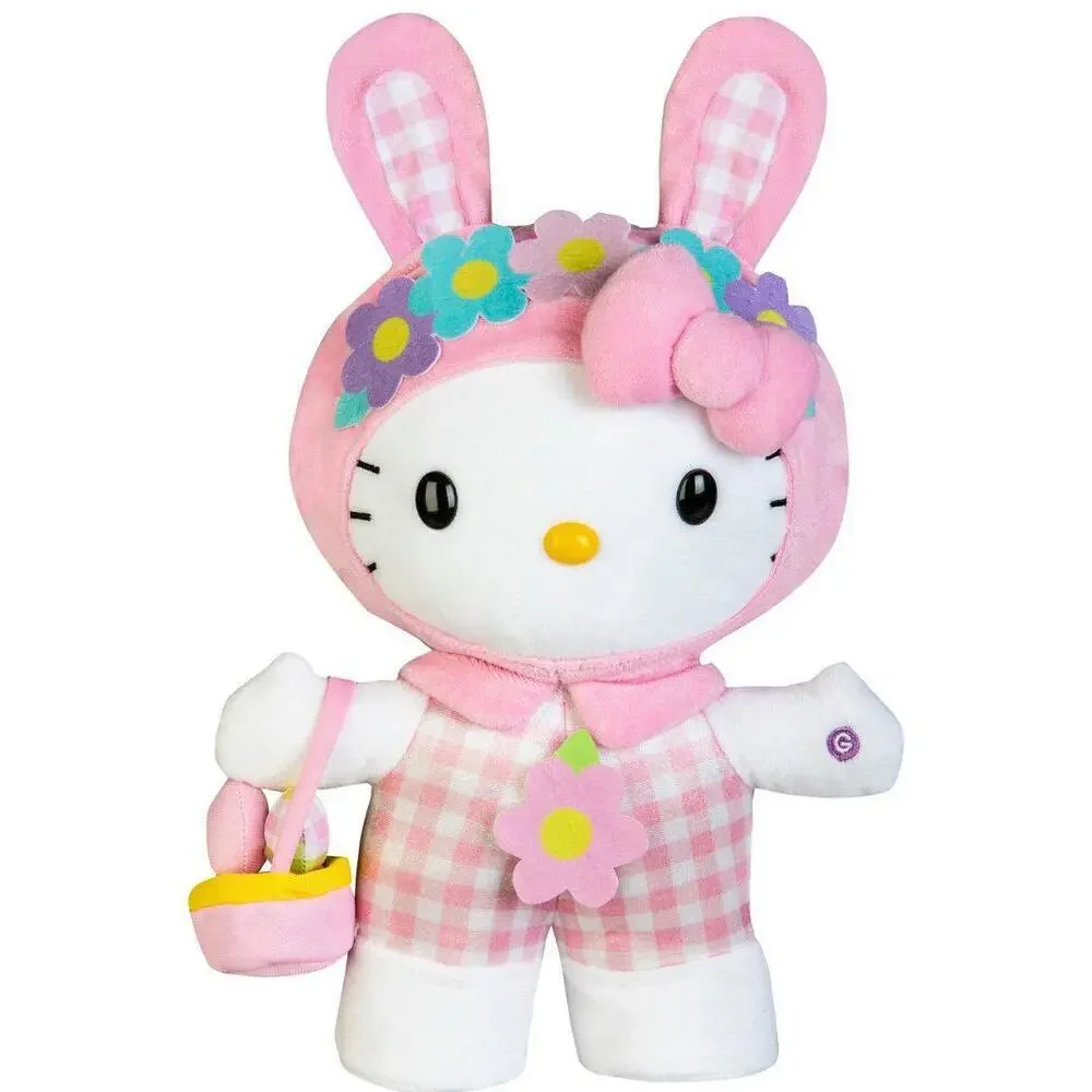 Hello Kitty Pink Bunny Easter Greeter 16” BNWT - Picture 2 of 4